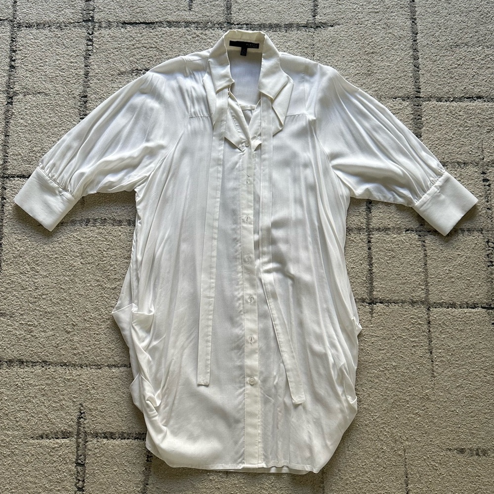 Plastic Island Tunic Button Down Dress